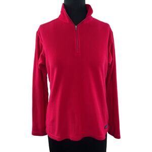 PATAGONIA Red Better Sweater Quarter-Zip Mock Neck Fleece Classic Size Medium M